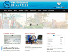 Tablet Screenshot of fiscaliadecuentas.gob.pa